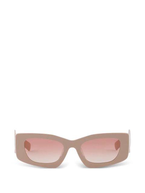 Prada Eyewear sunglasses with triangle logo - Neutrals - zdjęcie produktu nr 1