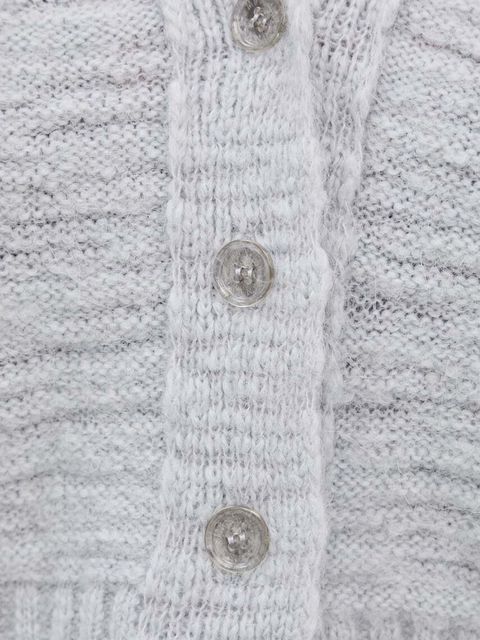 Moschino Jeans kardigan z domieszką wełny