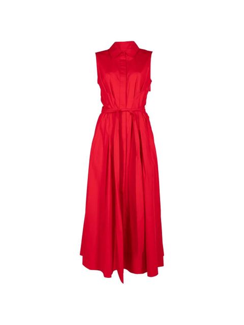 Simkhai Genny sleeveless belted maxi dress - Red - zdjęcie produktu nr 1