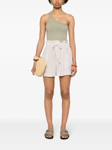 ISABEL MARANT Hidea paperbag-waist shorts - Neutrals