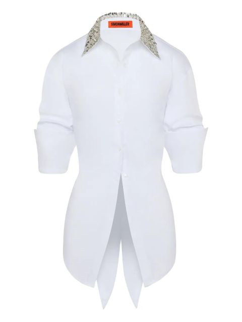 Simon Miller embellished tie loch shirt - White - zdjęcie produktu nr 1