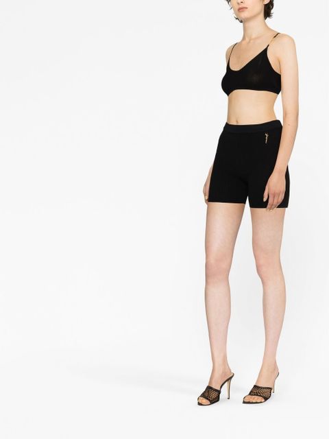 Jacquemus Le Bandeau Pralu knitted bralette - Black
