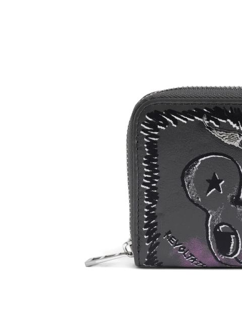 Zadig&Voltaire Humberto graphic-print zip wallet - Grey