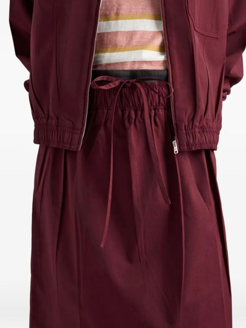 Prada poplin skirt - Red