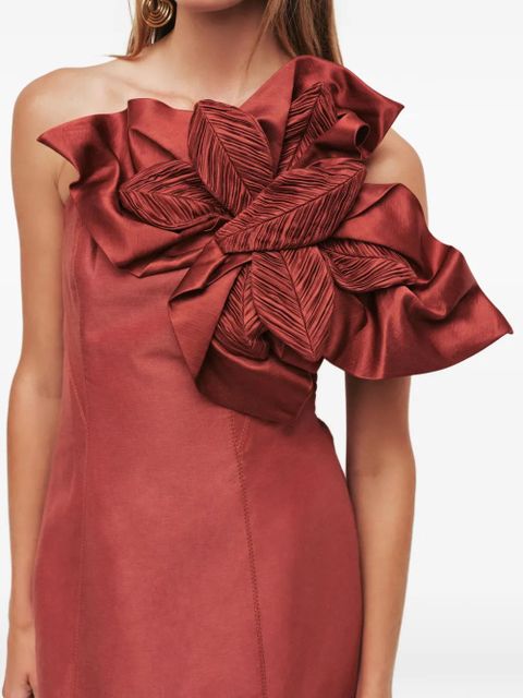 Aje Isla floral-detail mini dress - Orange - zdjęcie produktu nr 2