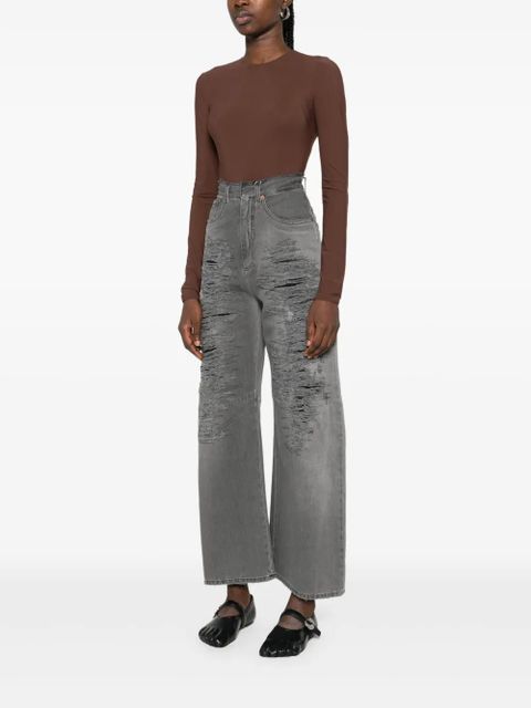 Maison Margiela long-sleeve bodysuit - Brown