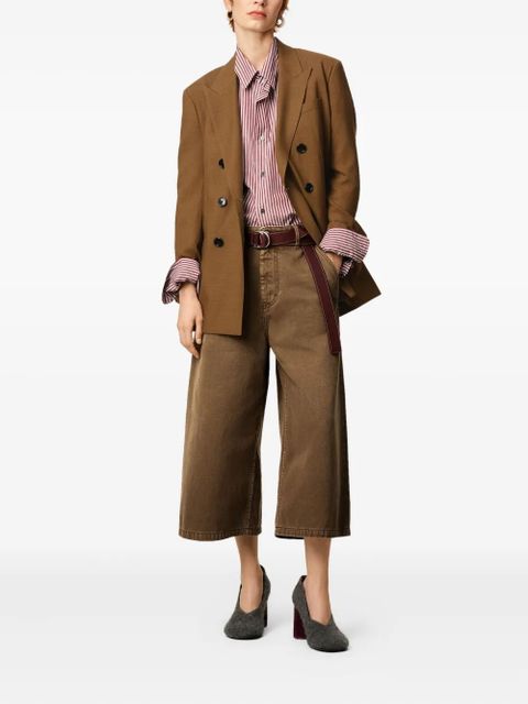 AMI Paris double-breasted wool jacket - Brown