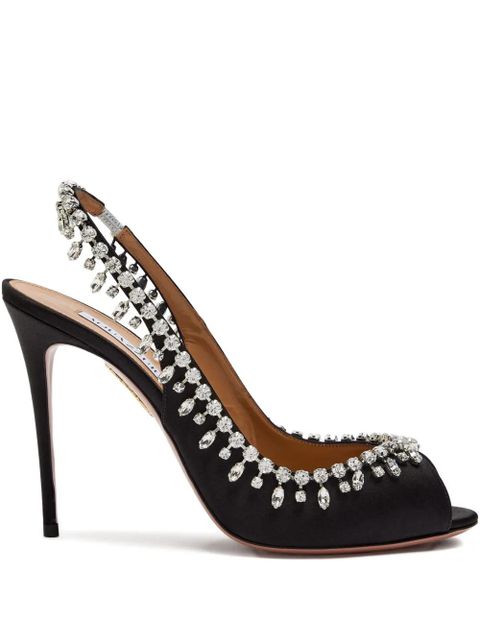 Aquazzura 105mm Temptation sandals - Black - zdjęcie produktu nr 1