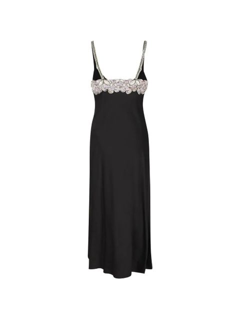 Valentino Garavani lace-embellished midi dress - Black - zdjęcie produktu nr 2