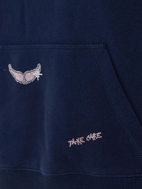 Zadig&Voltaire logo-lettering hoodie - Blue - zdjęcie produktu nr 2