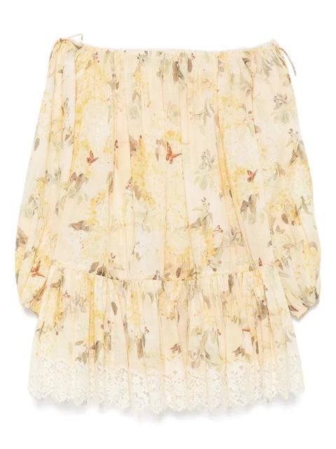 ZIMMERMANN Cascadian mini dress - Yellow - zdjęcie produktu nr 1