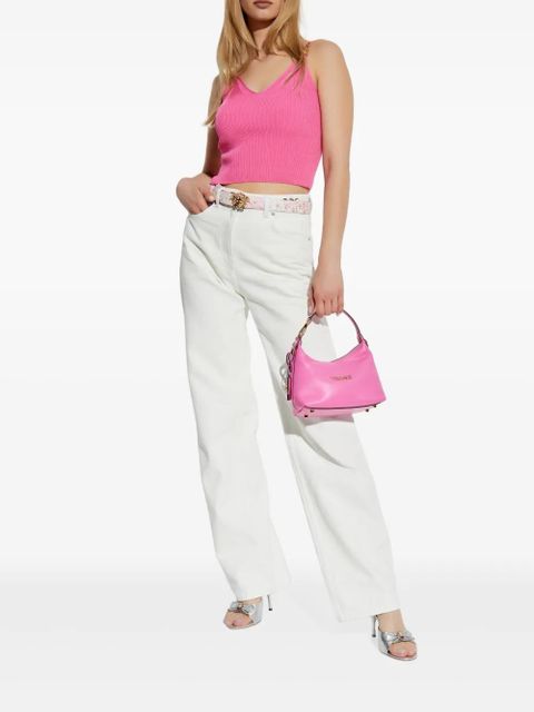 Versace Medusa plaque-detailed top - Pink