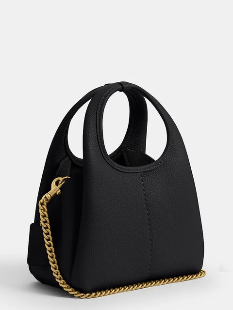 Coach torebka skórzana Lana 19 kolor czarny CCY32