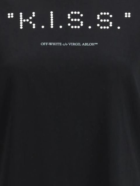Off-White slogan-print T-shirt - Black - zdjęcie produktu nr 1