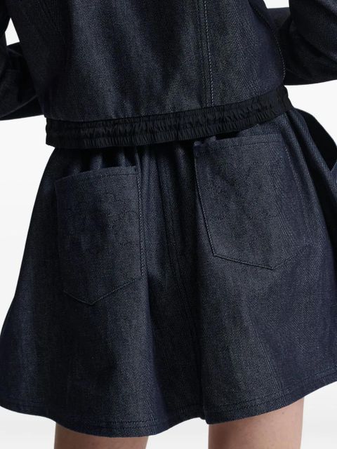 Cecilie Bahnsen Bobbi waistband pocket skirt - Blue