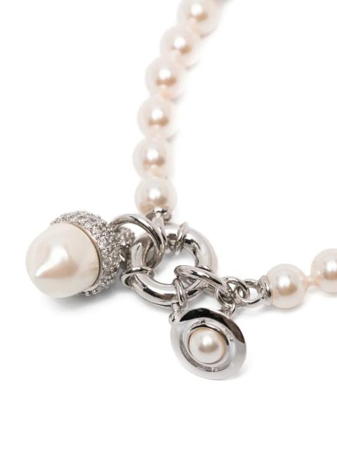 Vivienne Westwood acorn-charm bracelet - Silver