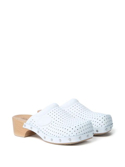 Balenciaga perforated heeled clogs - White - zdjęcie produktu nr 2