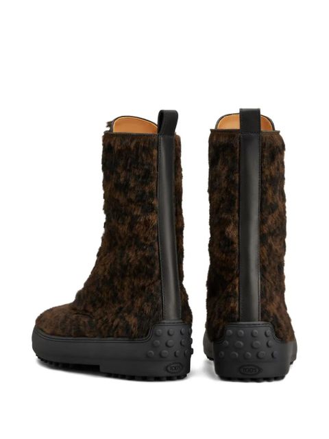 Tod's lace-up ankle boots - Brown