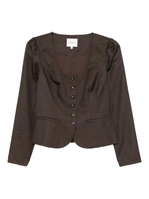 Reformation PRIMA jacket - Brown - zdjęcie produktu nr 1