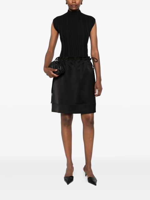 TOTEME drawstring mini skirt - Black - zdjęcie produktu nr 2