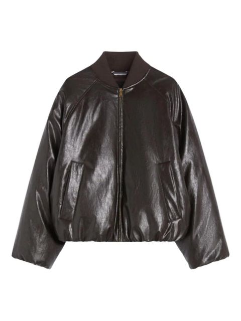 Weekend Max Mara POTENTE zip-closure bomber jacket - Brown - zdjęcie produktu nr 1