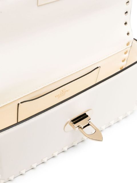 Valentino Garavani Rockstud23 East-West shoulder bag - White