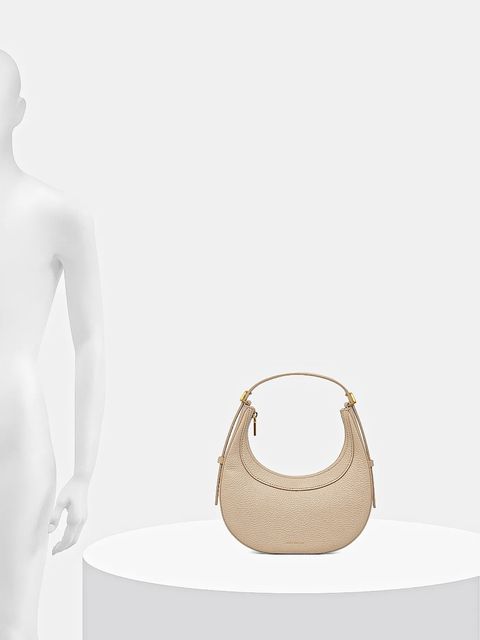 Coccinelle torebka skórzana kolor beżowy E5 PIP 53 01 01