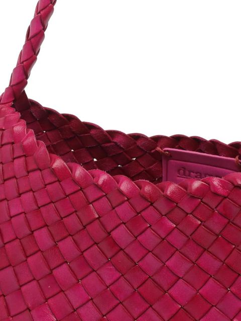 DRAGON DIFFUSION handwoven rosanna shoulder bag - Pink