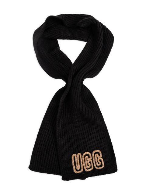 UGG logo scarf - Black - zdjęcie produktu nr 1