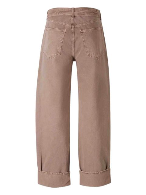 AGOLDE wide-leg cuffed jeans - Brown - zdjęcie produktu nr 2