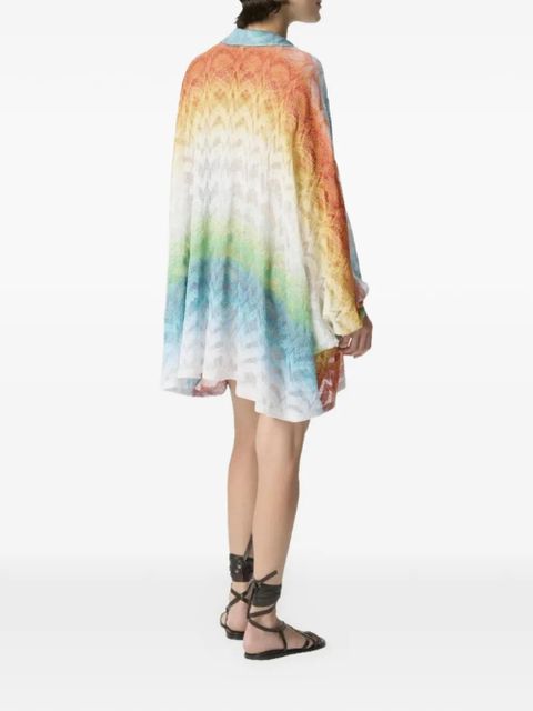 Missoni V-neck cover-up kaftan - Blue