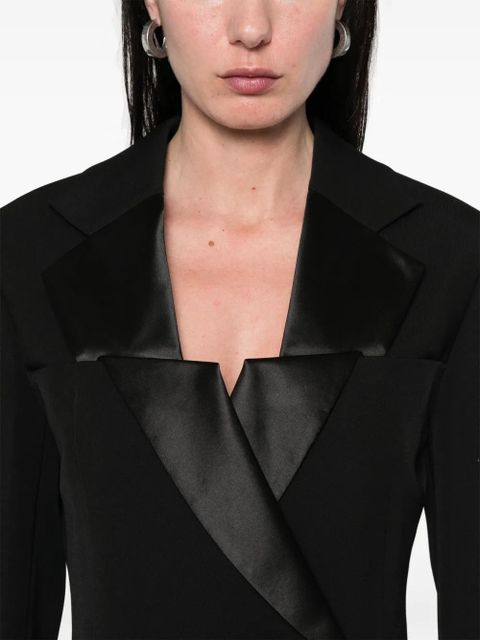 Alexander Wang double-breasted cropped blazer - Black