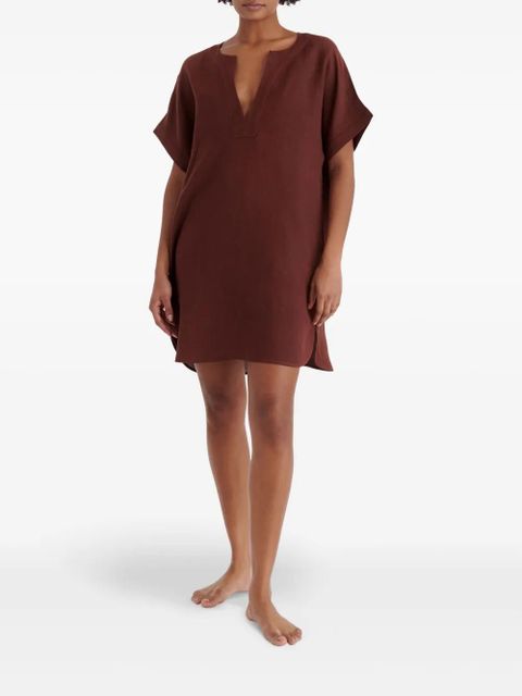 ERES Favorite mini dress - Brown