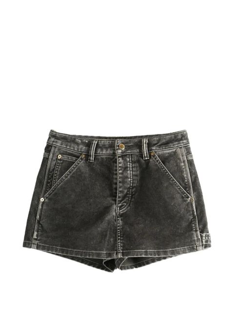 Alexander Wang logo-patch mini skort - Grey - zdjęcie produktu nr 1