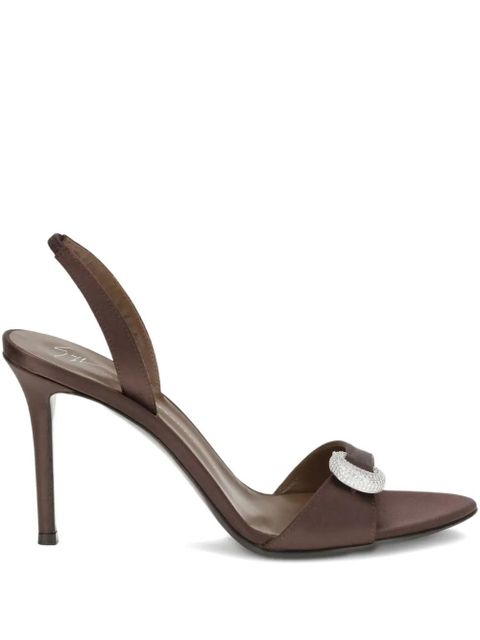 Giuseppe Zanotti buckle-detail sandals - Brown - zdjęcie produktu nr 1