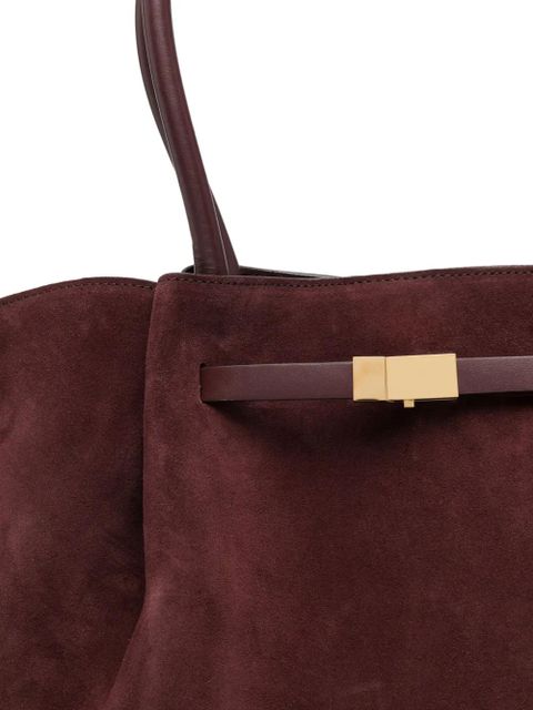 DeMellier midi New York suede tote bag - Red