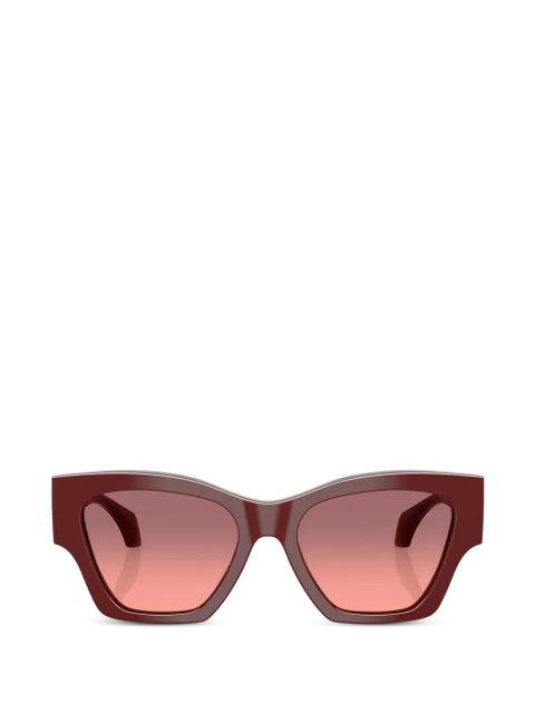 Versace Eyewear geometric-frame sunglasses - Red - zdjęcie produktu nr 1