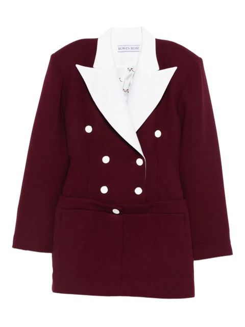 Rowen Rose double-breasted dress - Red - zdjęcie produktu nr 1