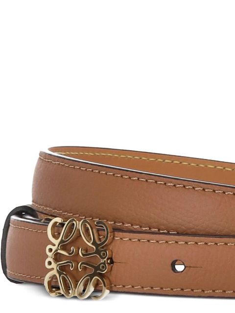 LOEWE pebble grain anagram belt - Brown - zdjęcie produktu nr 2