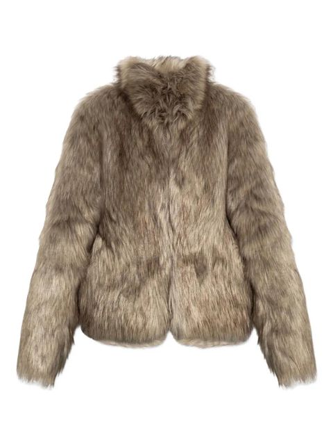 MISBHV faux-fur jacket - Neutrals