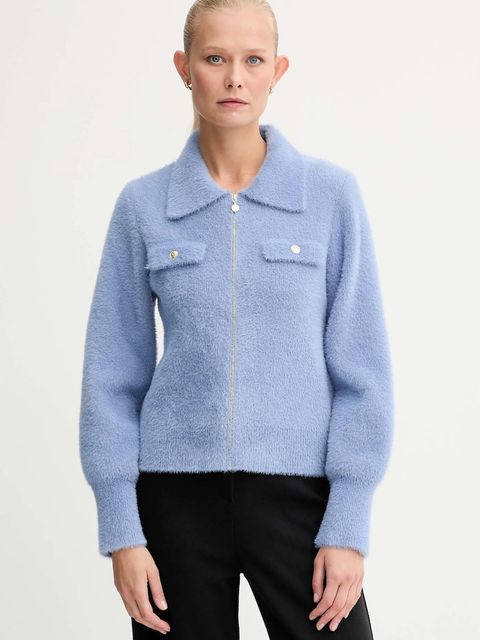 Morgan kardigan MDOMI damski kolor niebieski lekki MDOMI - zdjęcie produktu nr 1