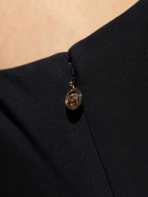 Versace sweetheart-neckline midi dress - Black