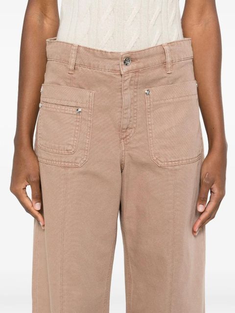 Blumarine canvas jeans - Brown