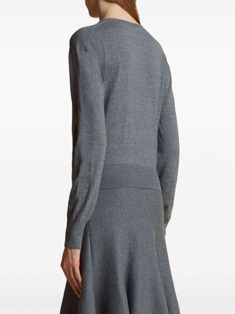 KHAITE The Jackie cardigan - Grey