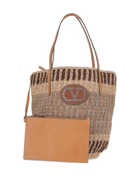 Valentino Garavani medium VLogo Signature shoulder bag - Neutrals