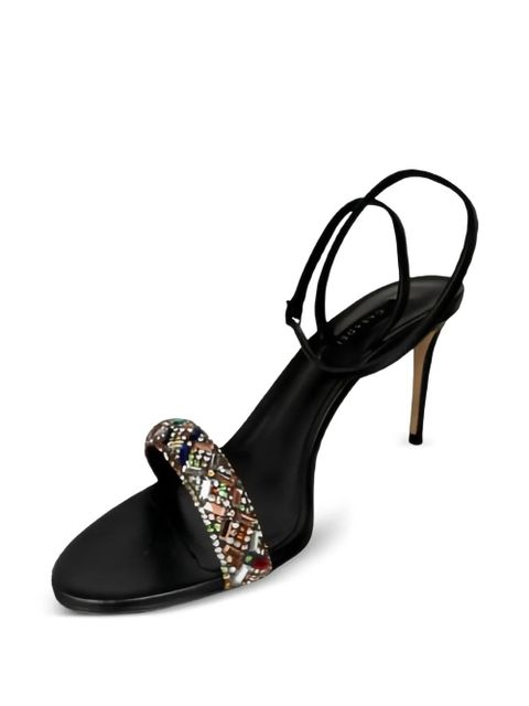 Casadei embellished wrap-around sandals - Black