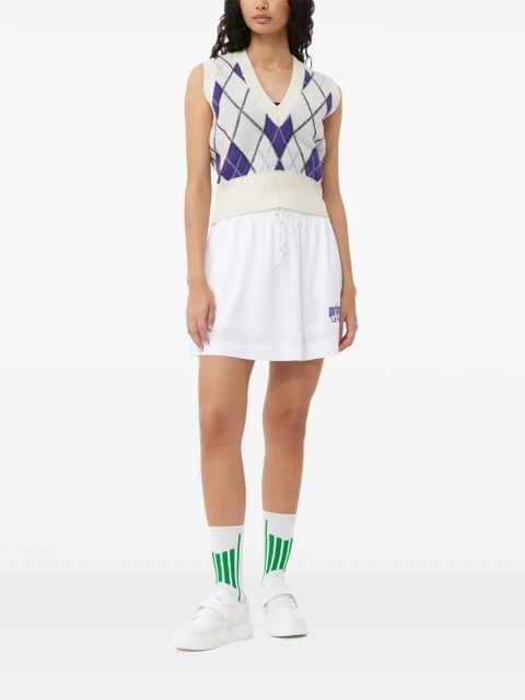 GANNI x Prince V-neck vest - Neutrals