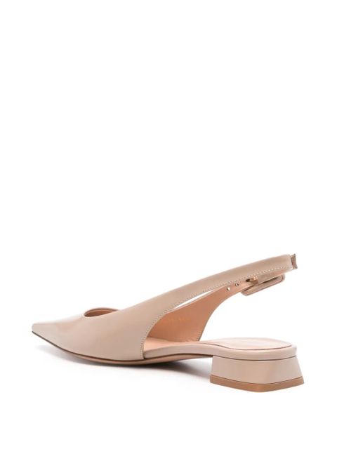 Gianvito Rossi 20mm Lindsay slingback pumps - Neutrals
