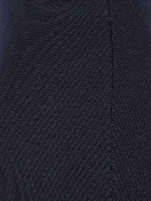 KHAITE Patri pencil wool midi skirt - Blue