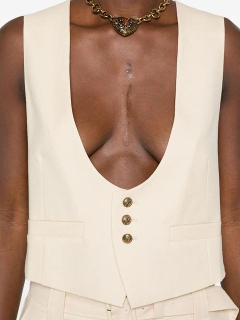 ZIMMERMANN buttoned gilet - Neutrals